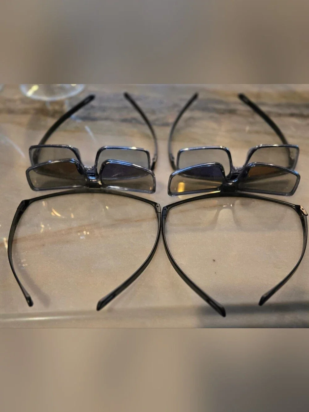 4 Pairs Sony 3D Glasses